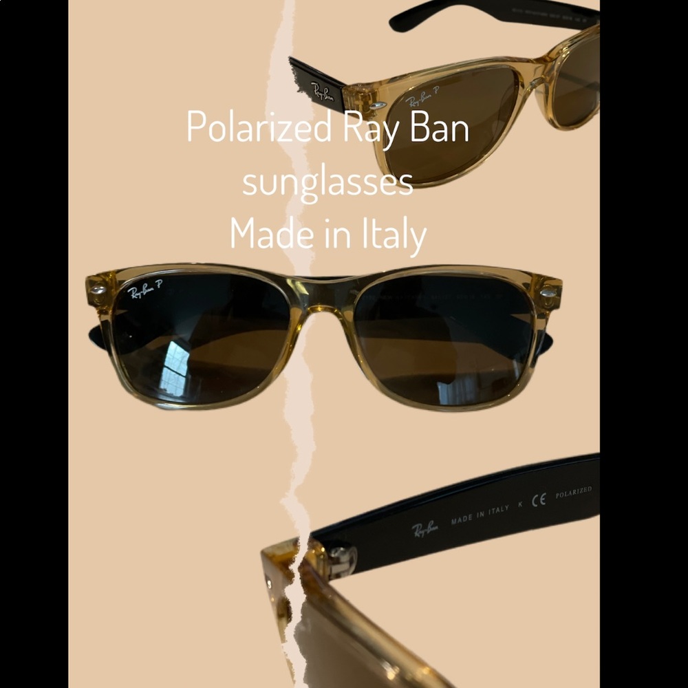 Ray Ban sunglasses- polarized made in Italy